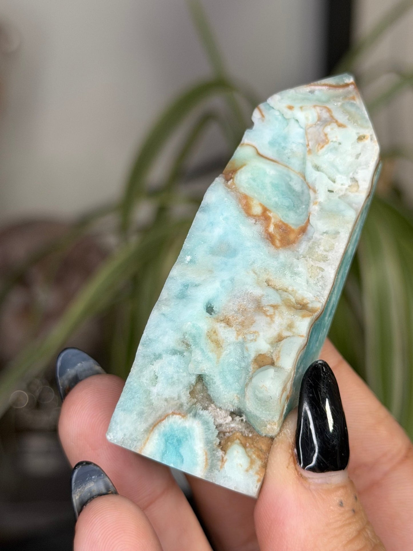Blue Aragonite | 68g - The Crystal Valley