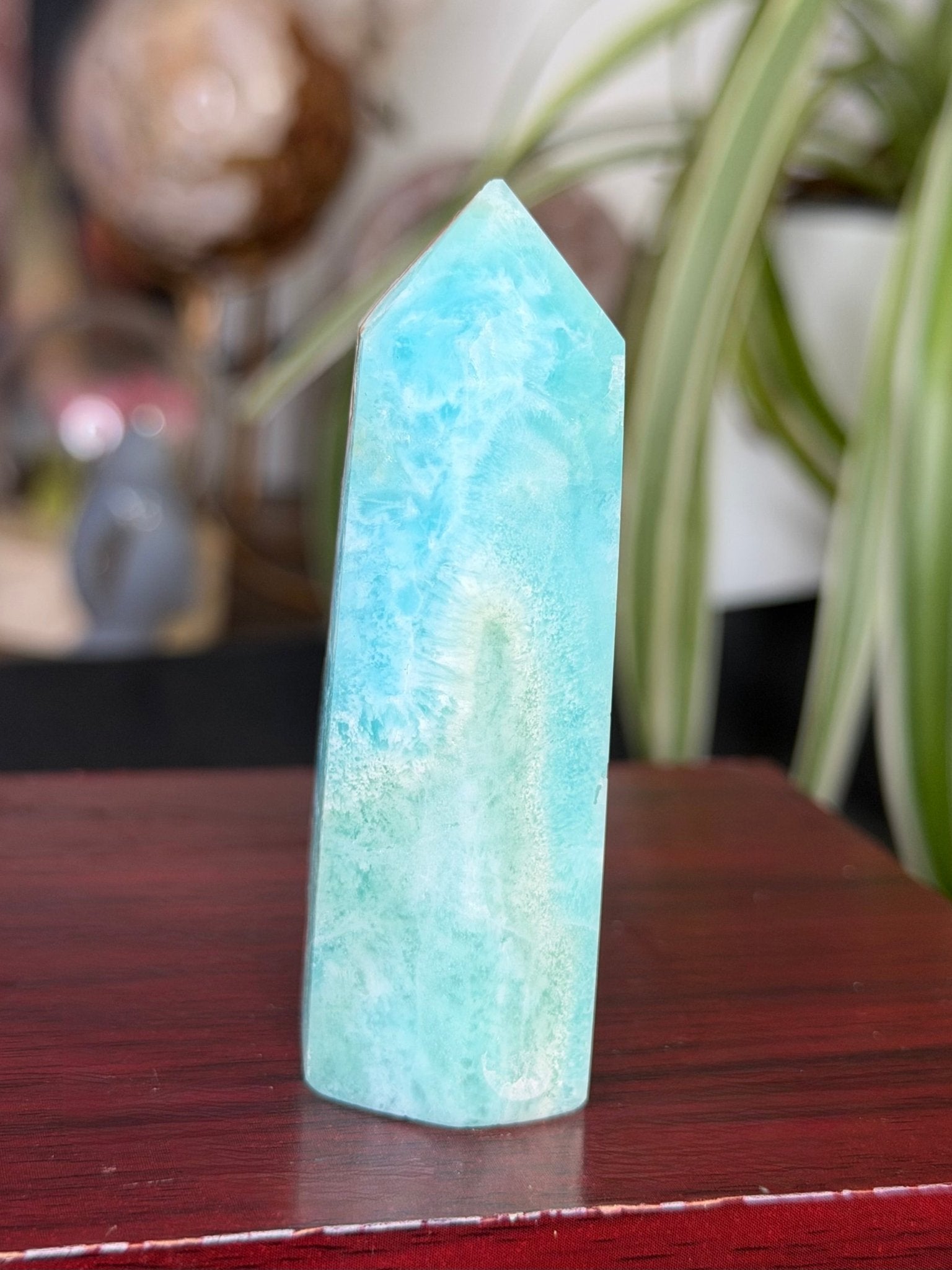 Blue Aragonite | 68g - The Crystal Valley