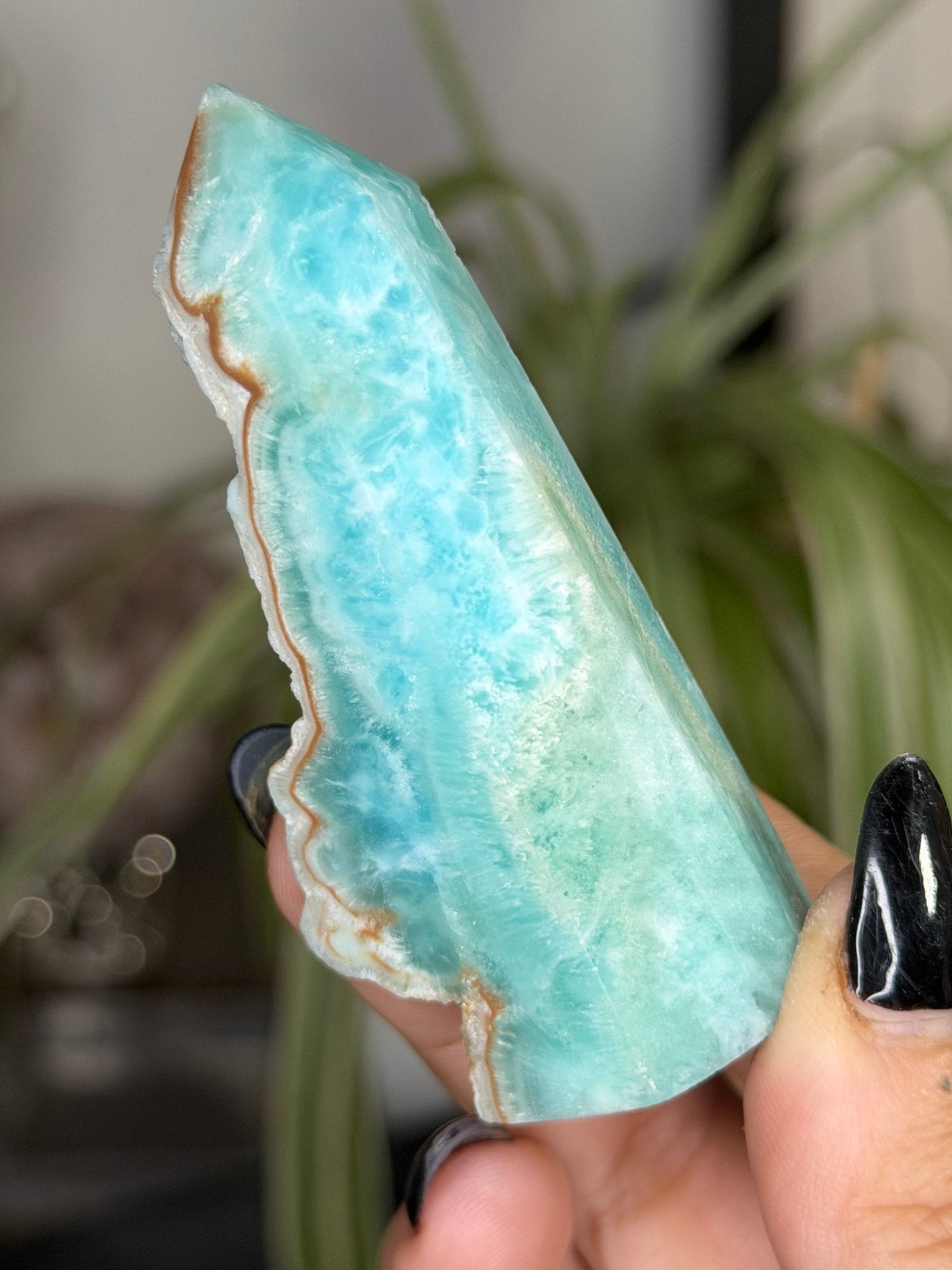 Blue Aragonite | 68g - The Crystal Valley