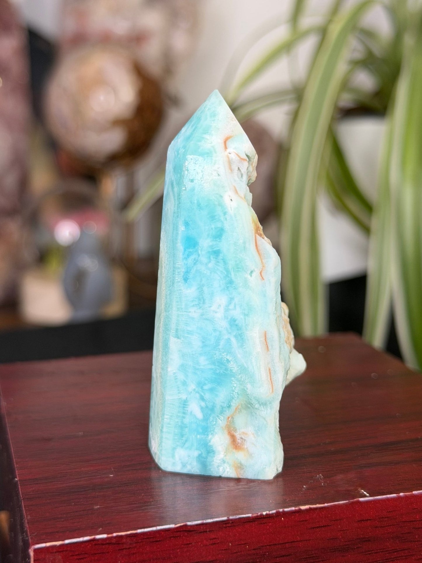 Blue Aragonite | 68g - The Crystal Valley