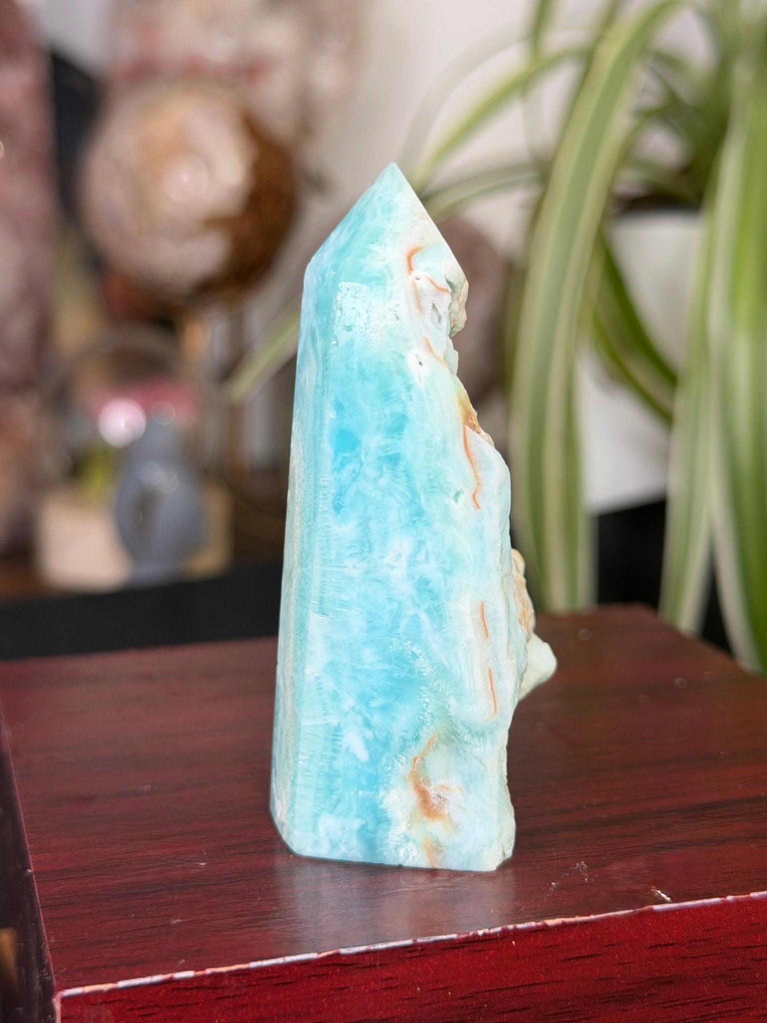 Blue Aragonite | 68g - The Crystal Valley