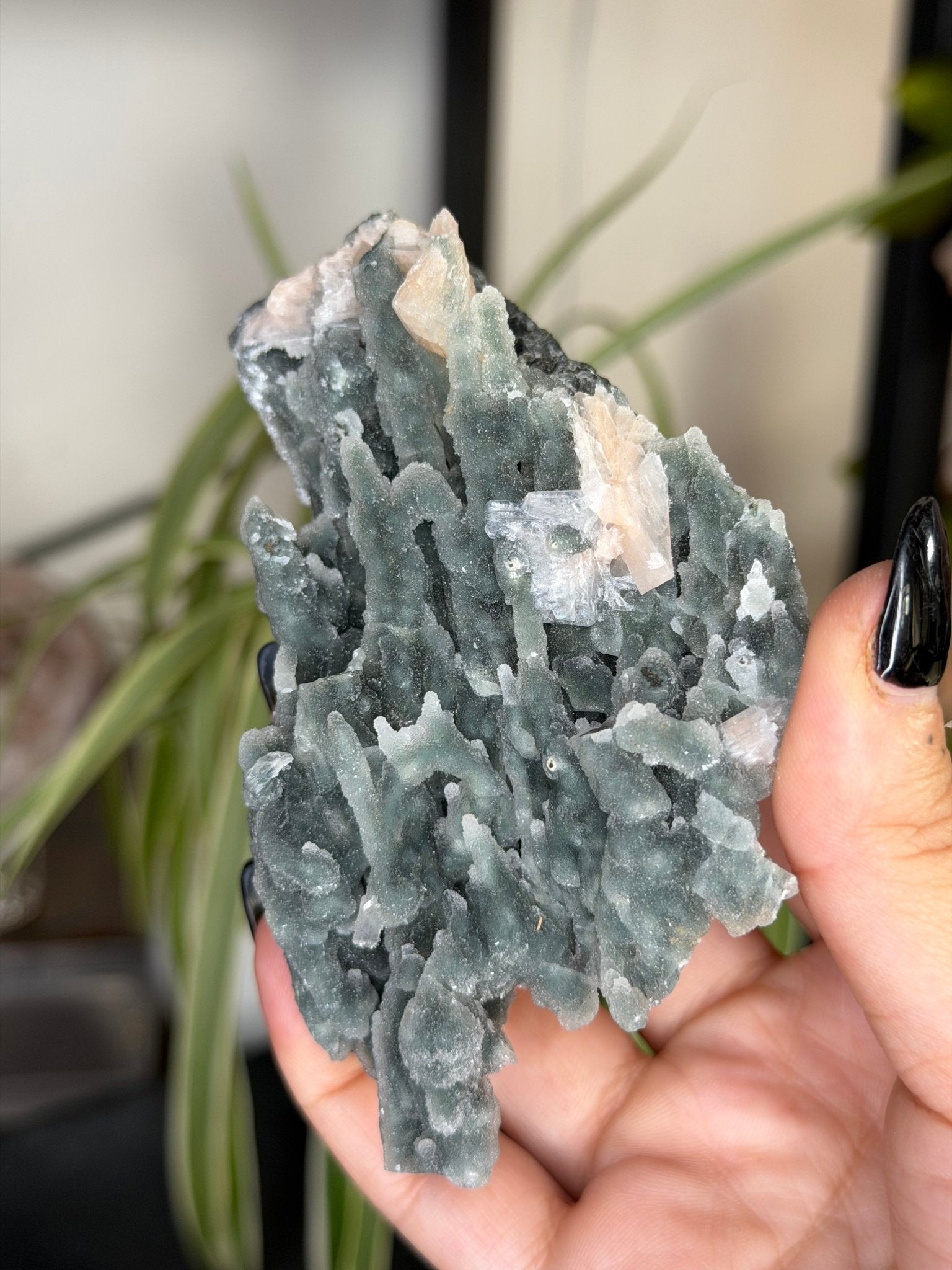 Chalcedony Apophyllite | 126g - The Crystal Valley