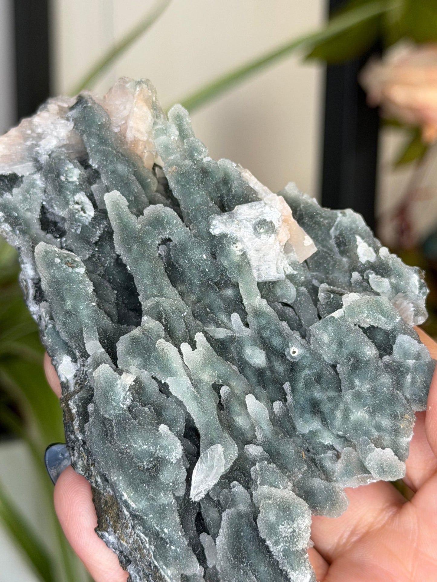 Chalcedony Apophyllite | 126g - The Crystal Valley