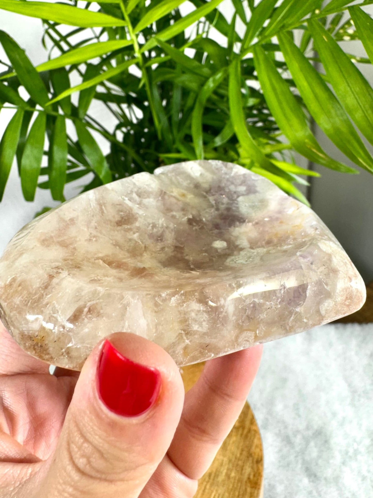 Flower Agate Bowl |235g - The Crystal Valley