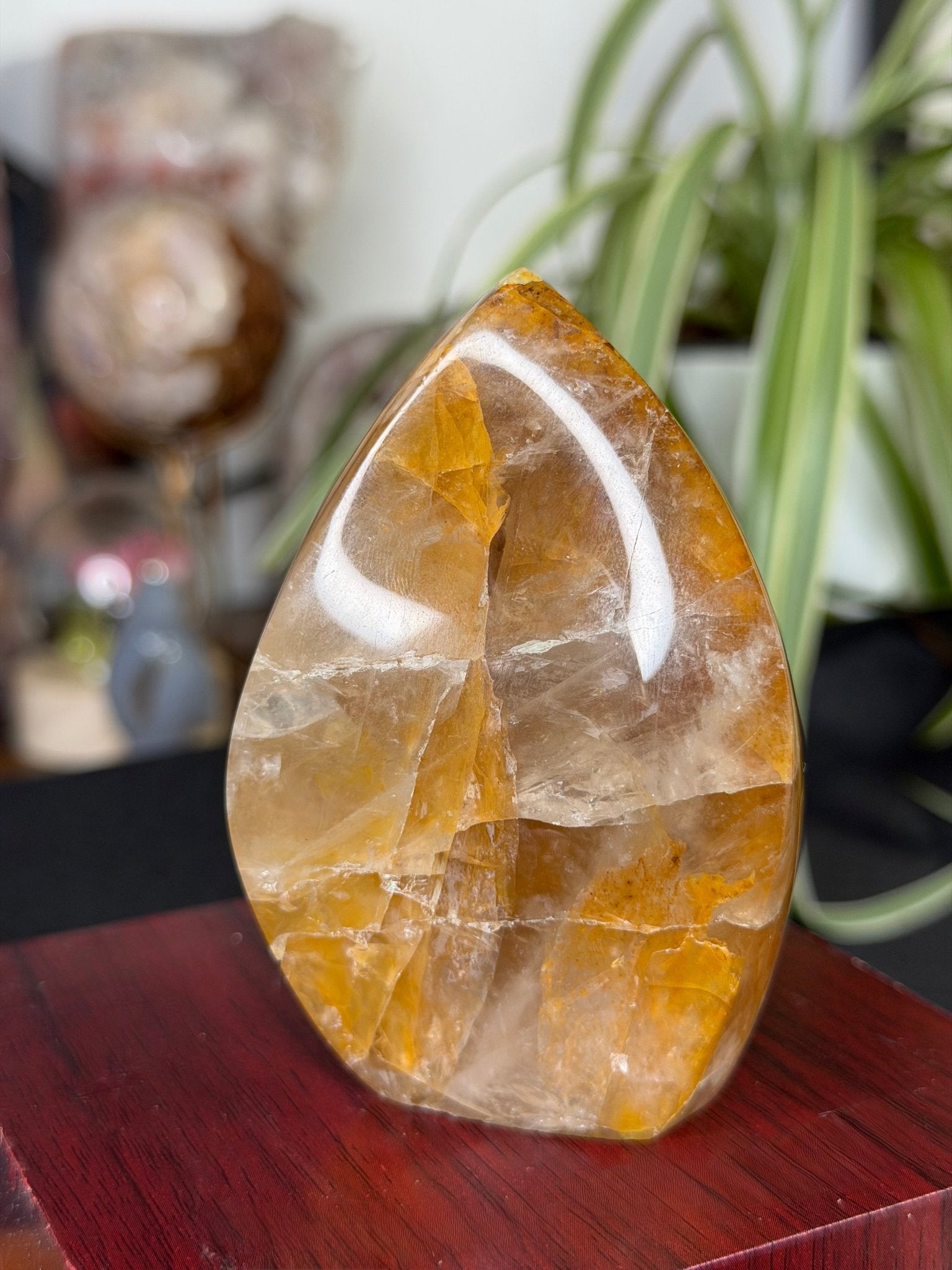 Golden Healer Flame | 209g - The Crystal Valley