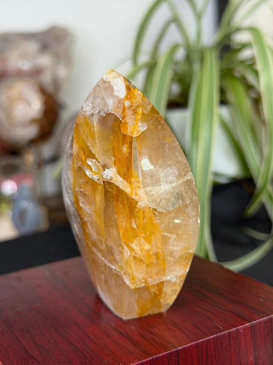Golden Healer Flame | 209g - The Crystal Valley