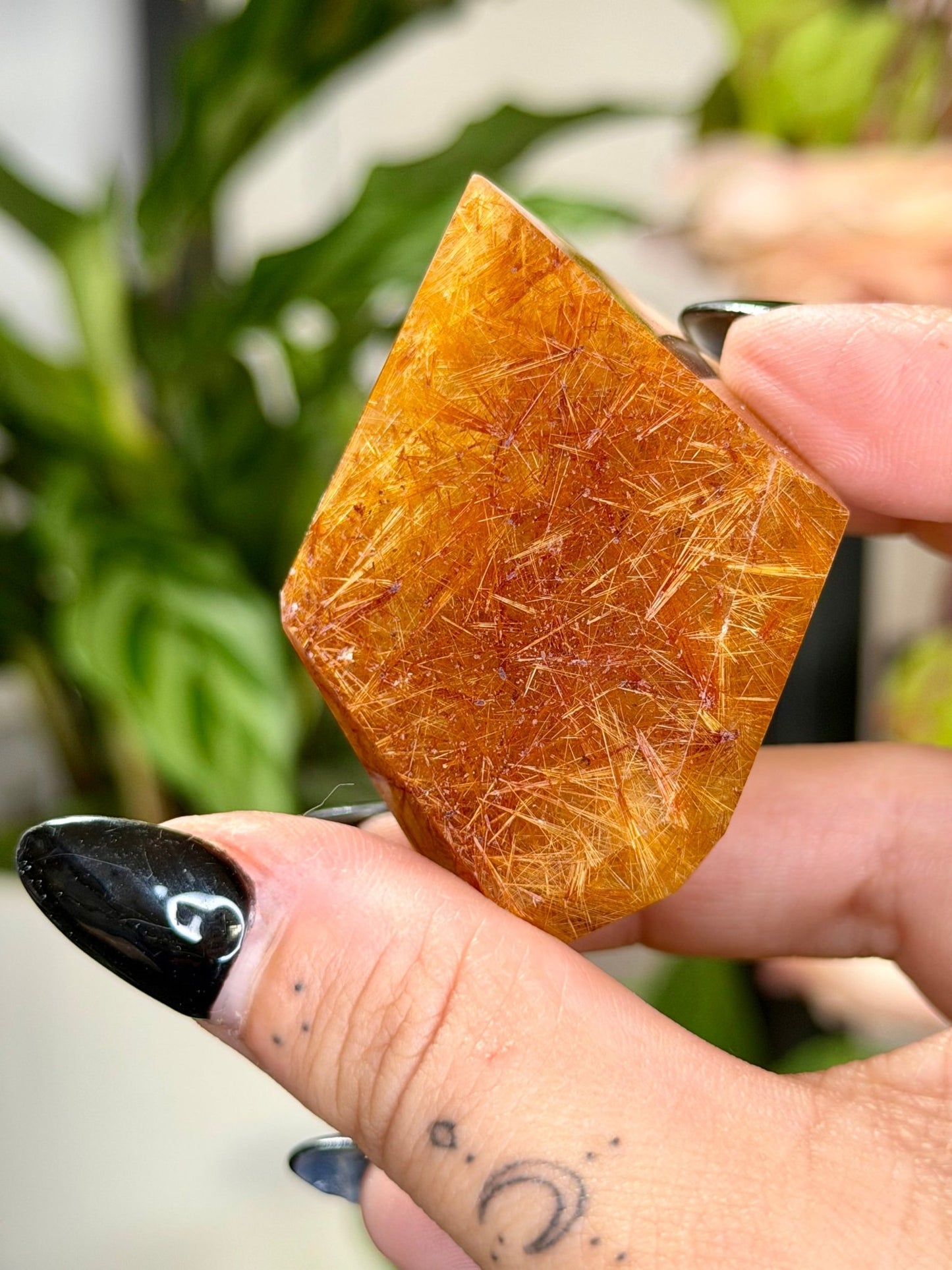 Golden Rutile | 63g - The Crystal Valley