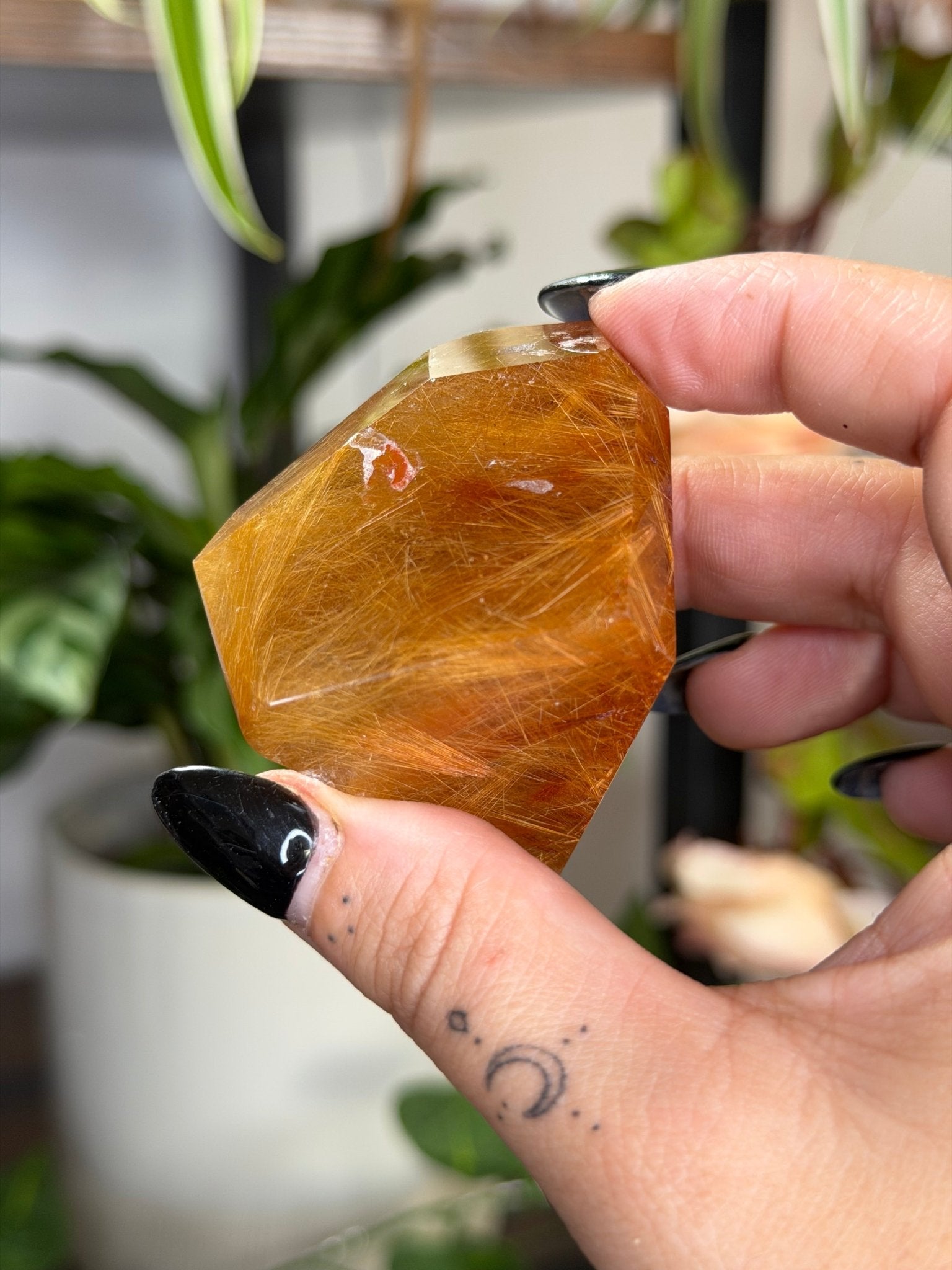 Golden Rutile | 63g - The Crystal Valley