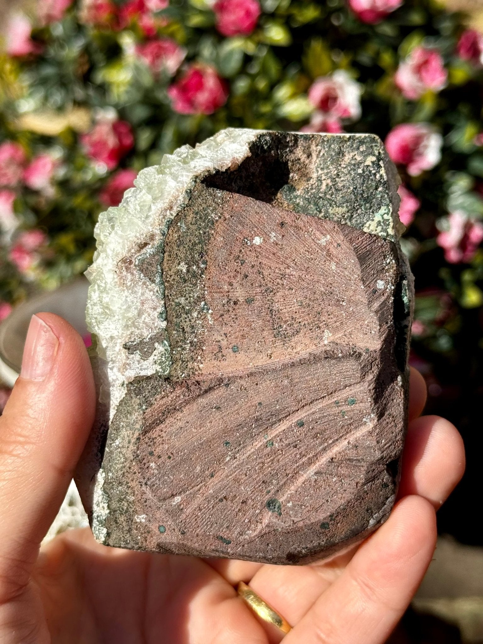 Green Apophyllite Cluster | 202g - The Crystal Valley