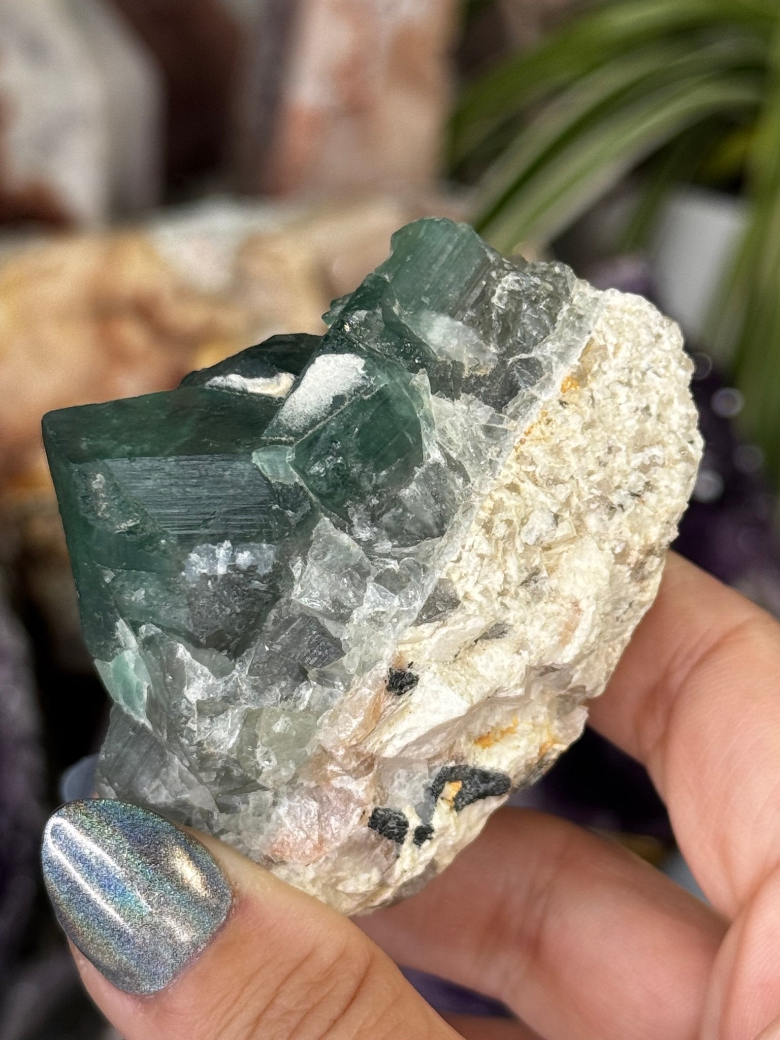 Green Fluorite from Madagascar | 148g - The Crystal Valley