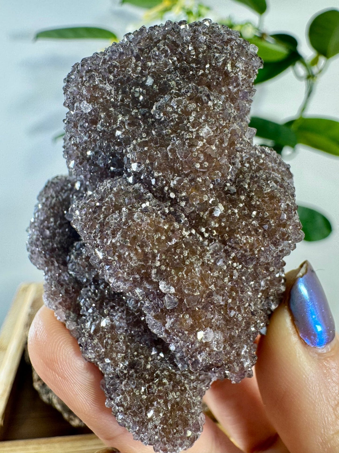 High Quality Amethyst Cluster with Hematite | 102g - The Crystal Valley