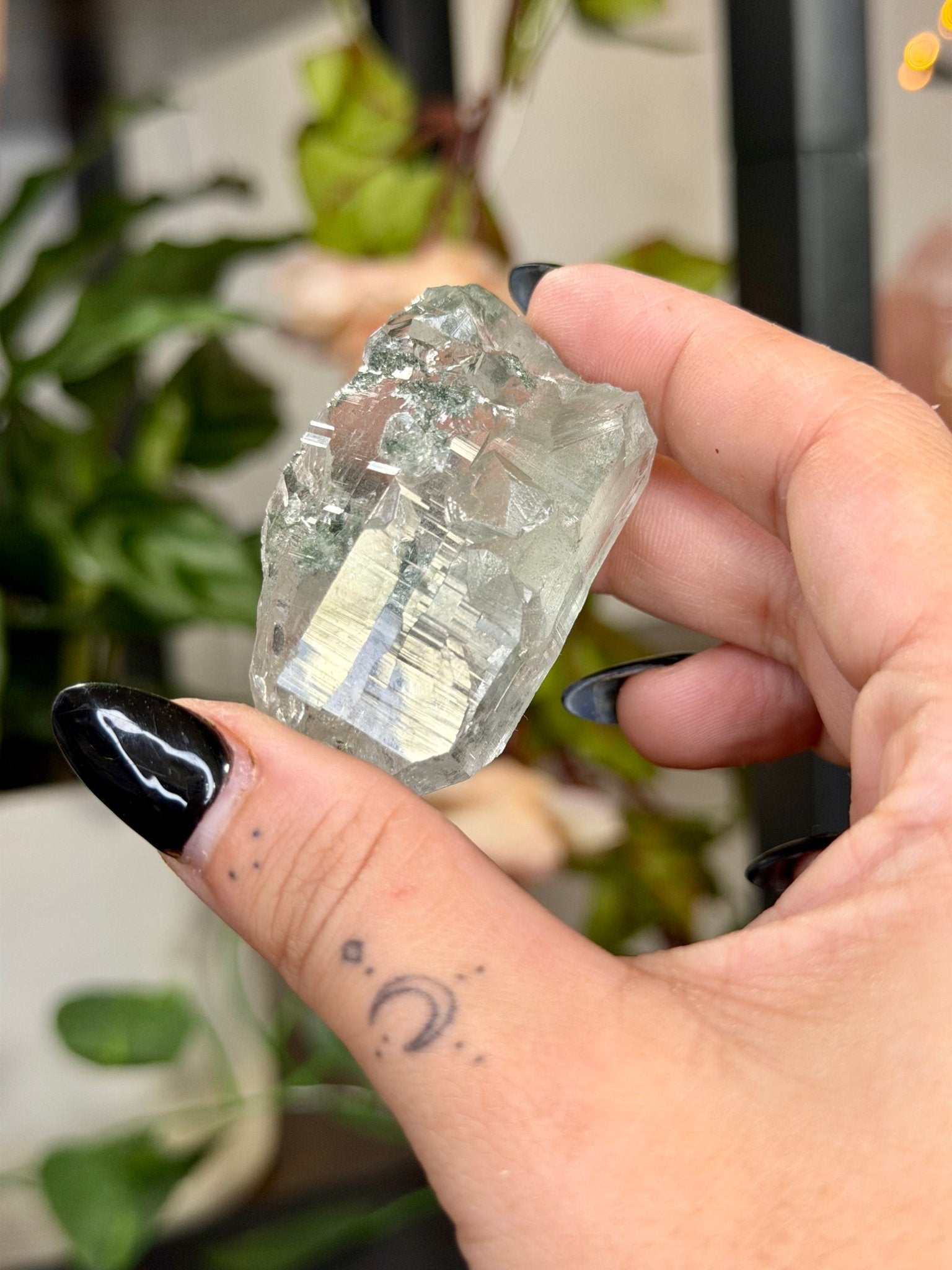 High Quality Himalayan Quartz with Chlorite Point | 49g - The Crystal Valley