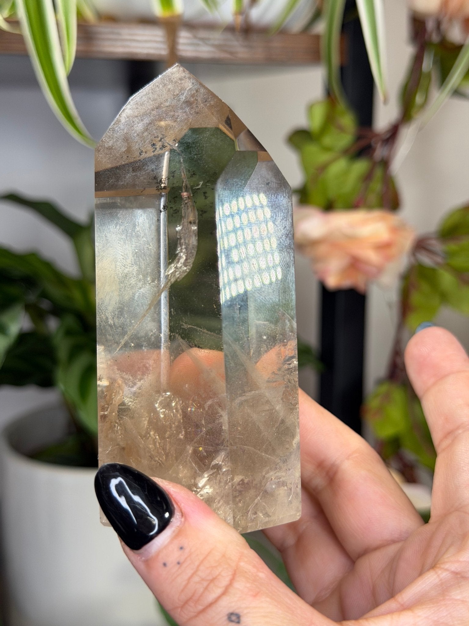 High Quality Natural Brazilian Champagne Citrine with Phanthon | 360g - The Crystal Valley