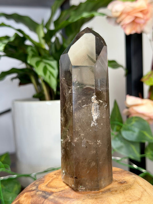 High Quality Natural Brazilian Honey Citrine with Phanthon | 211g - The Crystal Valley