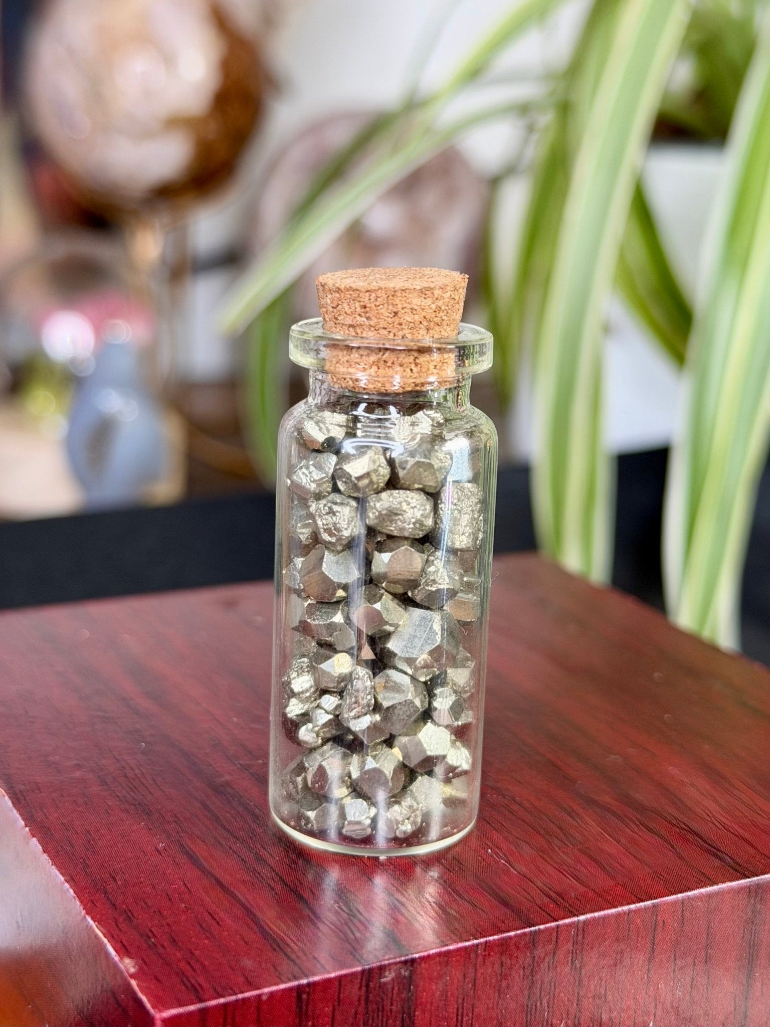 High Quality Pyrite Mini Spell Jar | 44g - The Crystal Valley