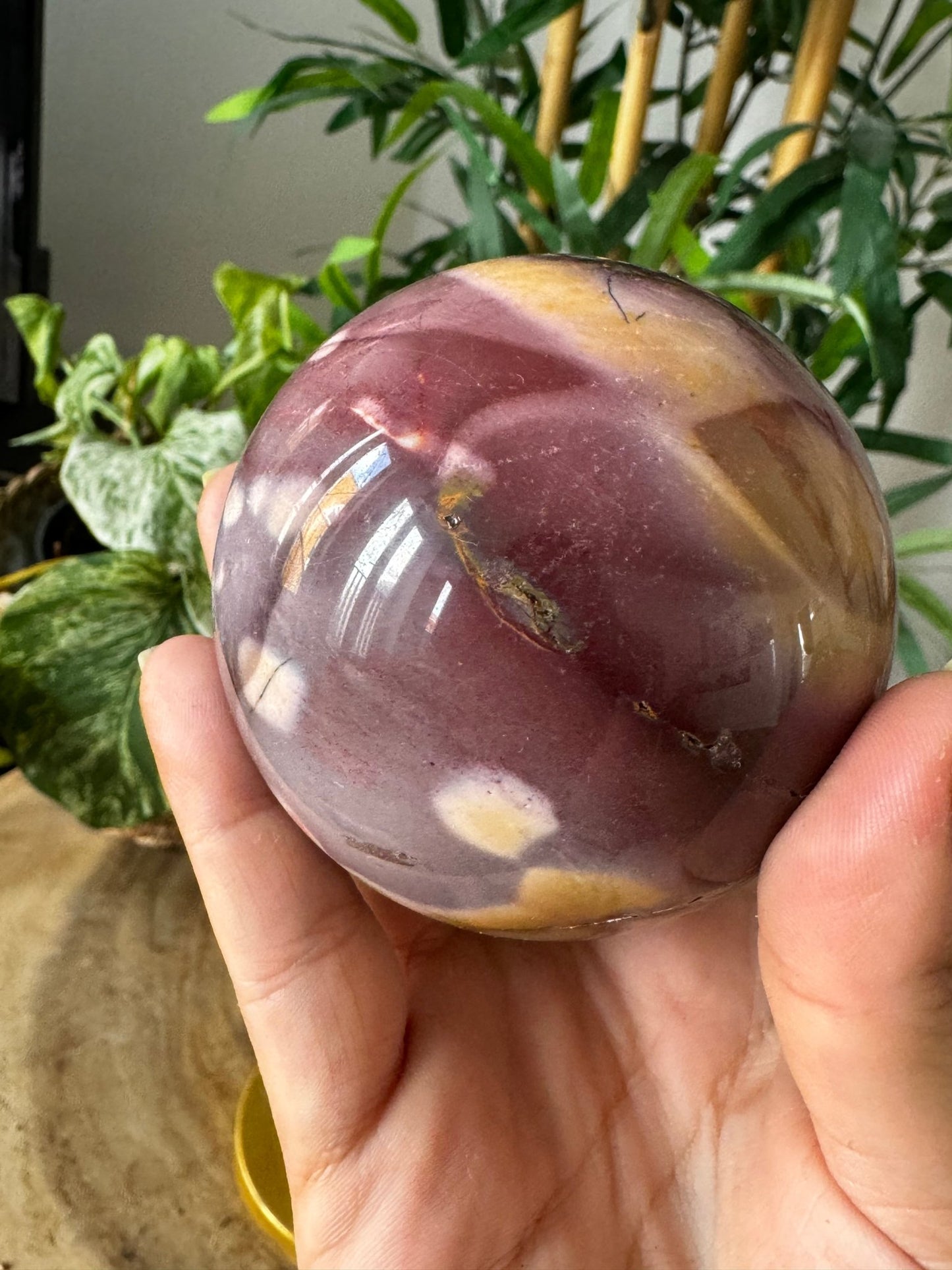 Mookaite Jasper Sphere | 410g - The Crystal Valley