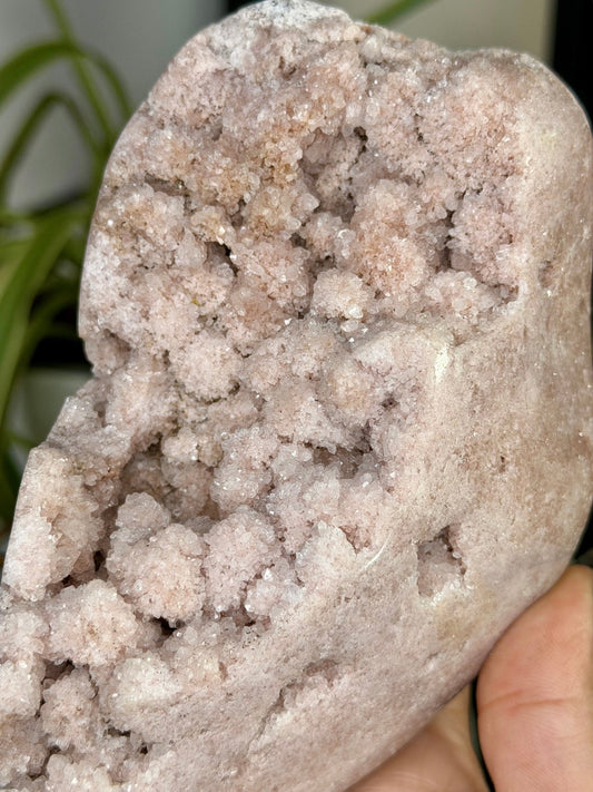 Pink Amethyst Free Form on Stand | 801g - The Crystal Valley