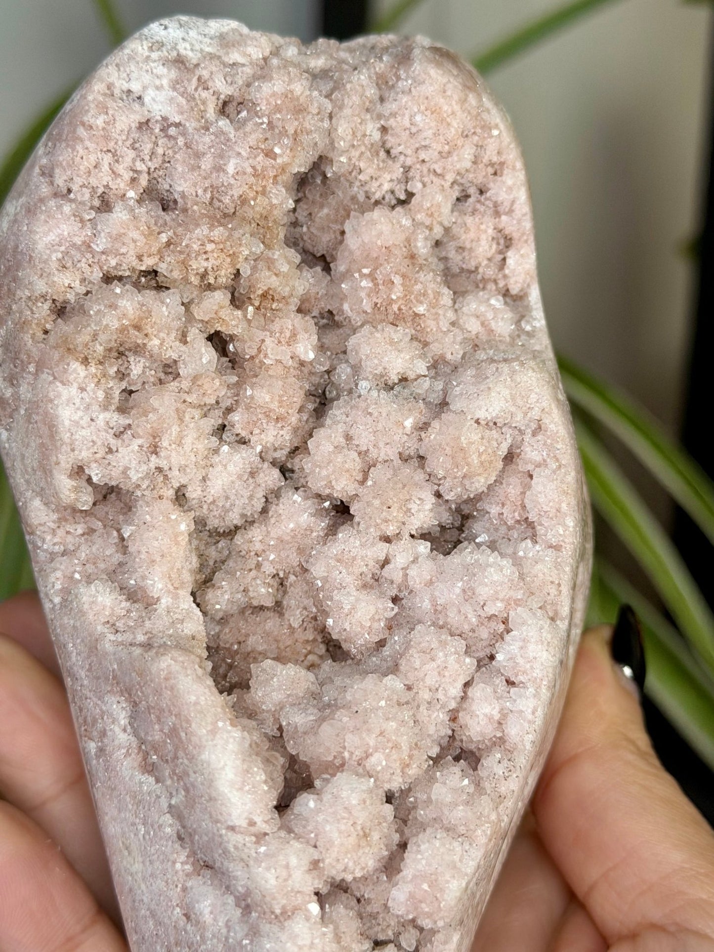 Pink Amethyst Free Form on Stand | 801g - The Crystal Valley