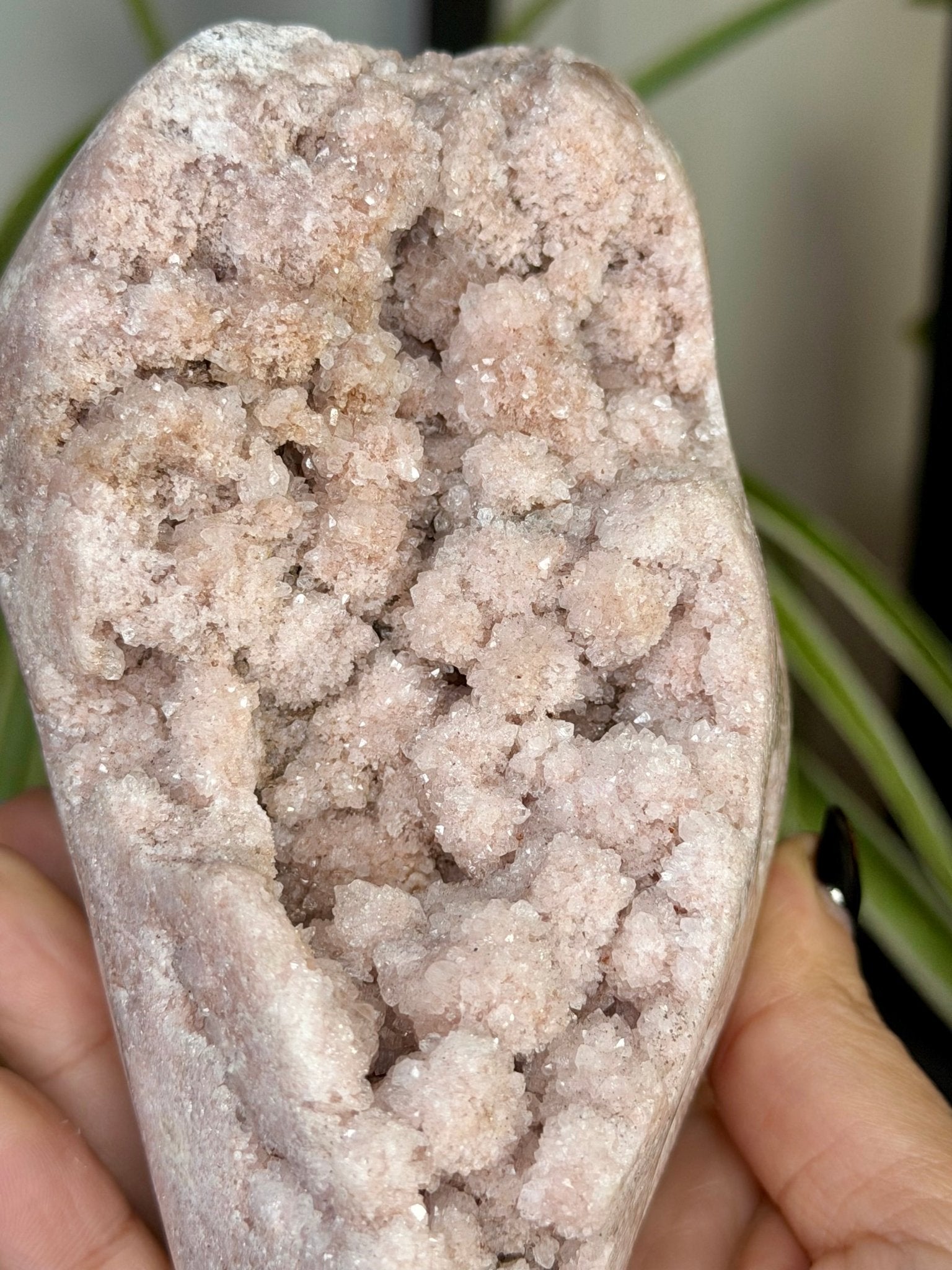 Pink Amethyst Free Form on Stand | 801g - The Crystal Valley