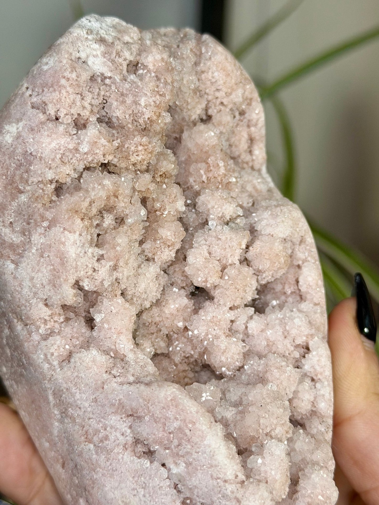Pink Amethyst Free Form on Stand | 801g - The Crystal Valley
