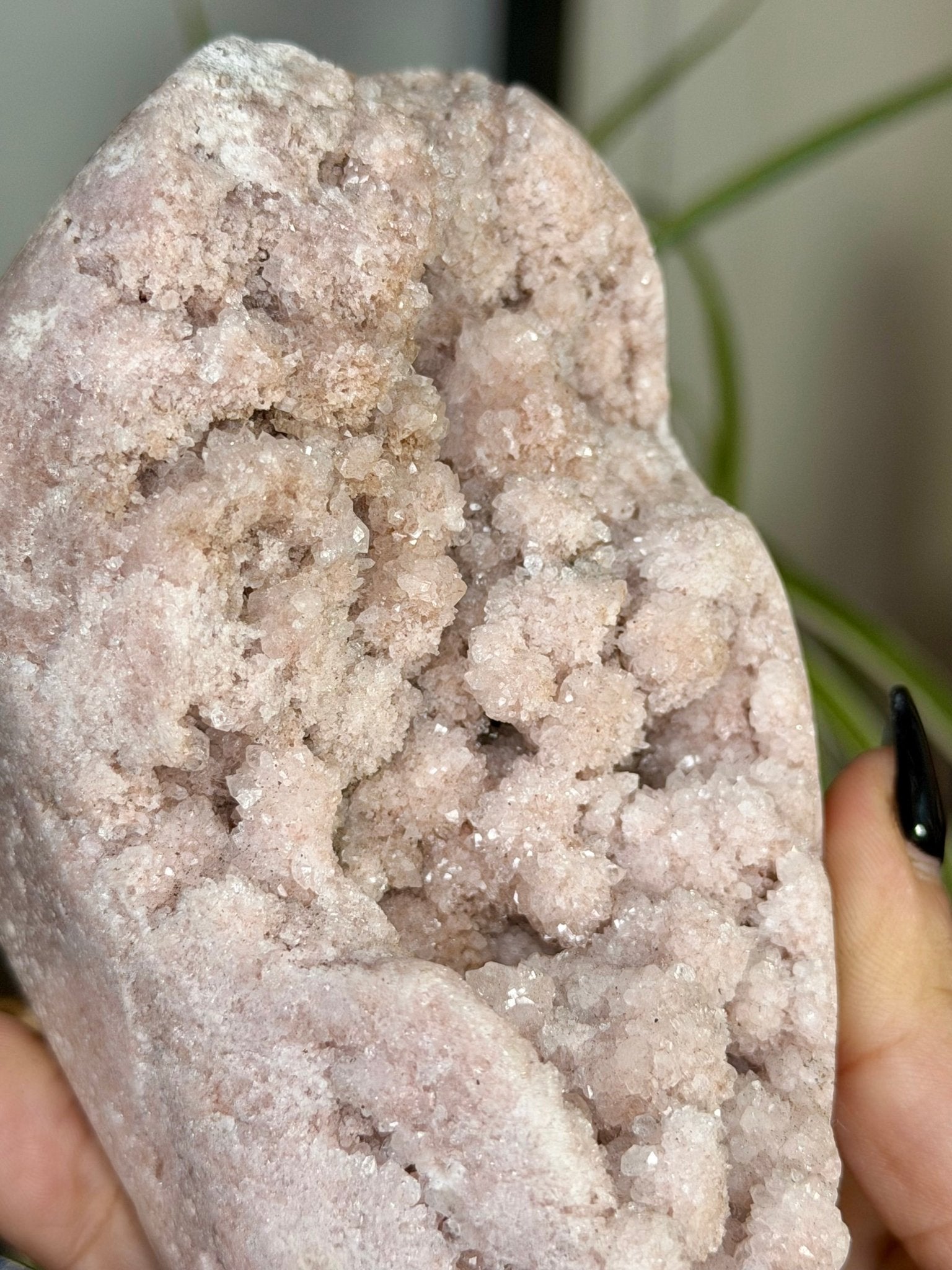 Pink Amethyst Free Form on Stand | 801g - The Crystal Valley