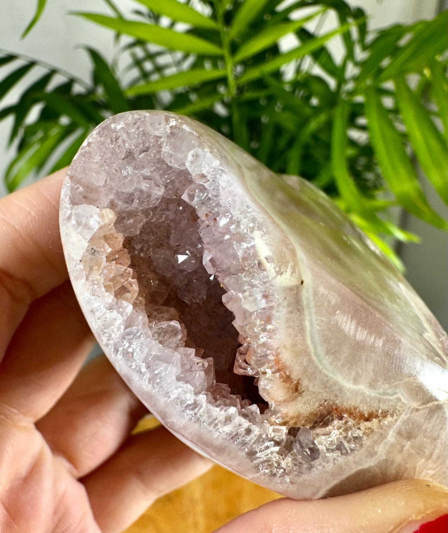 Pink Amethyst Heart | 145g - The Crystal Valley