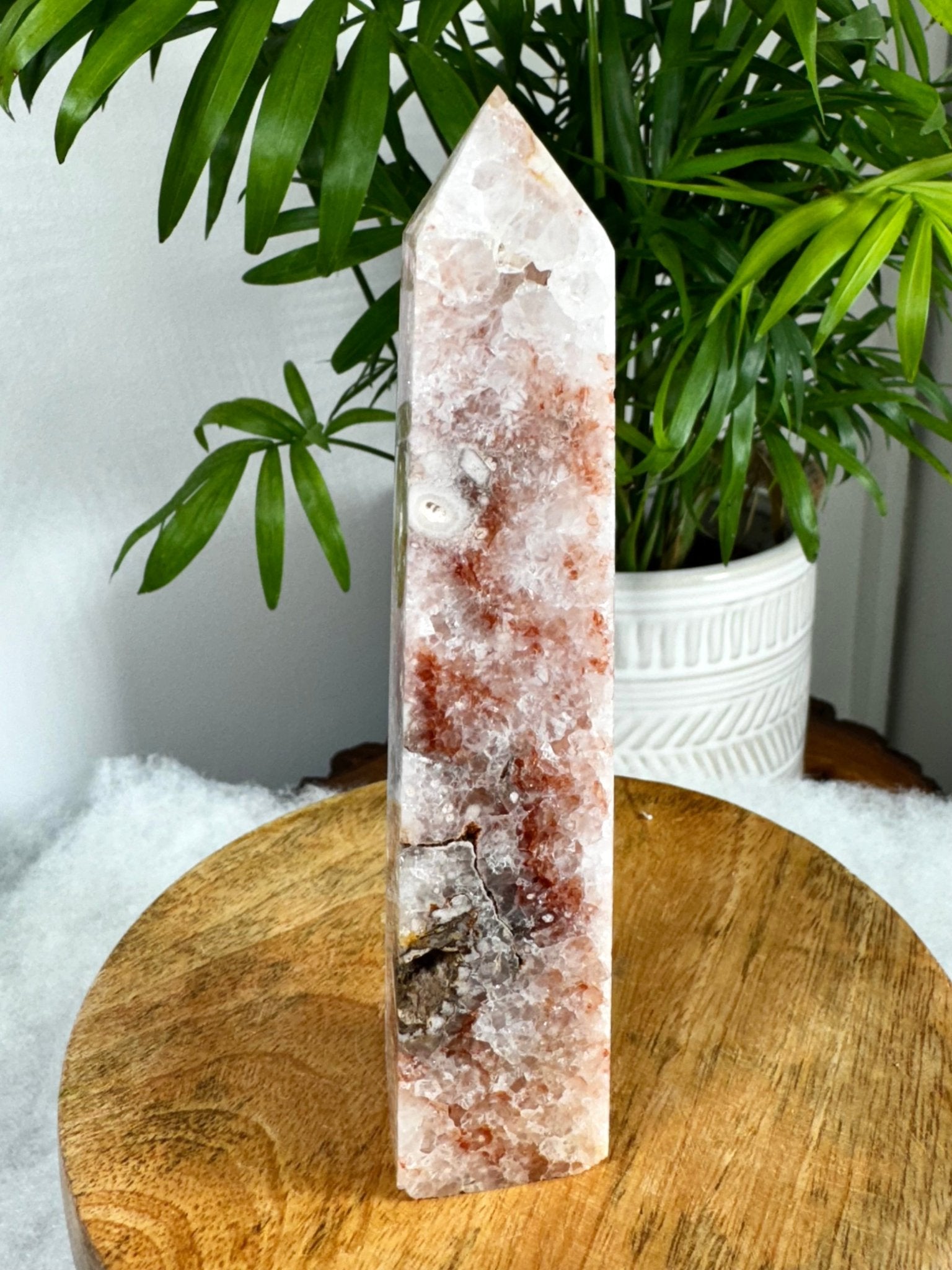 Pink Amethyst Tower | 160g - The Crystal Valley