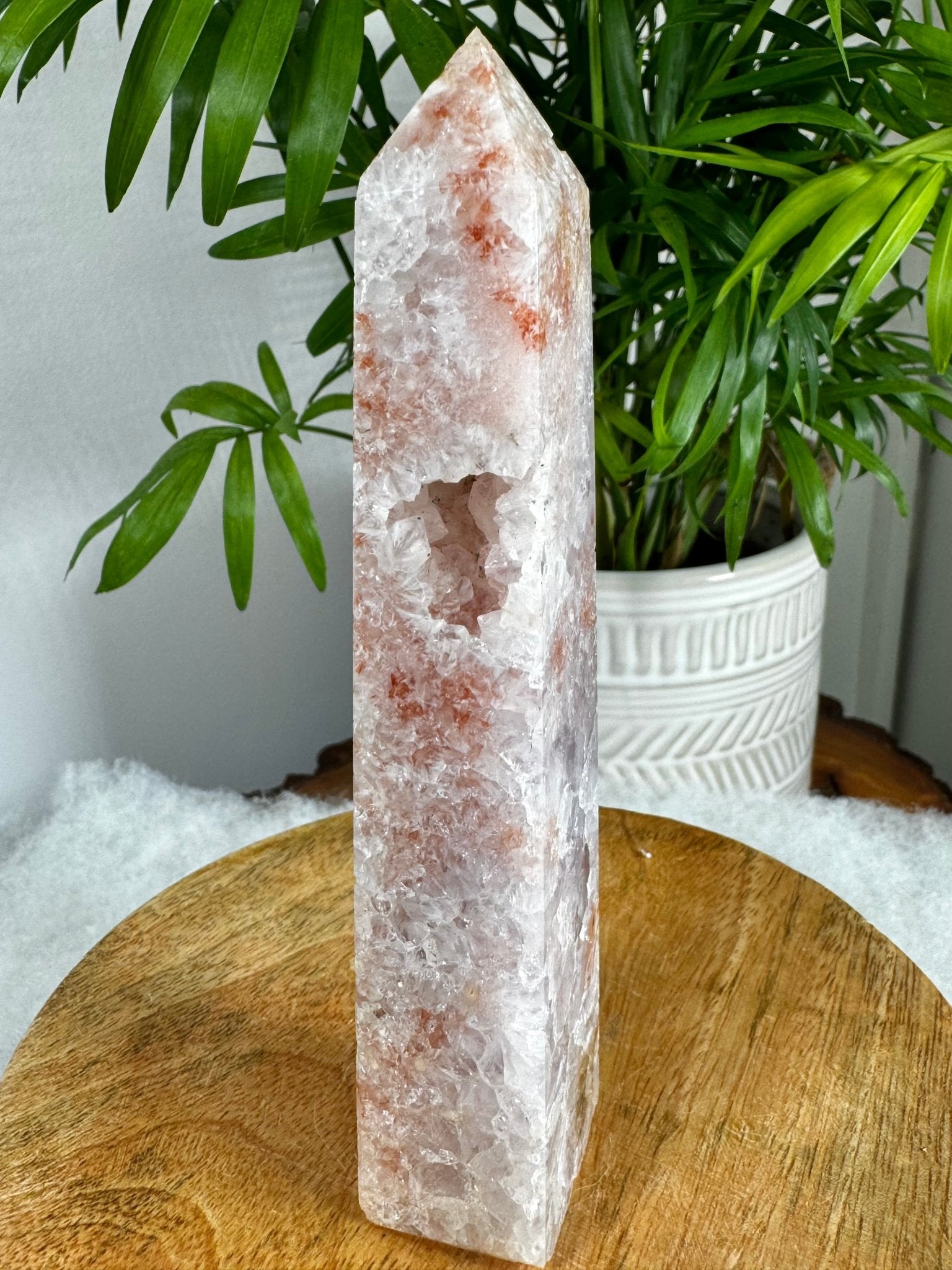 Pink Amethyst Tower | 160g - The Crystal Valley