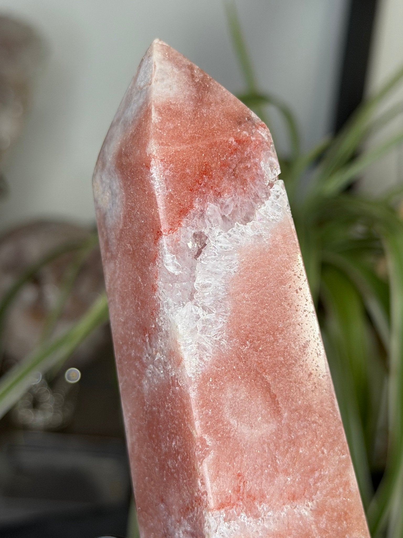 Pink Amethyst Tower | 259g - The Crystal Valley