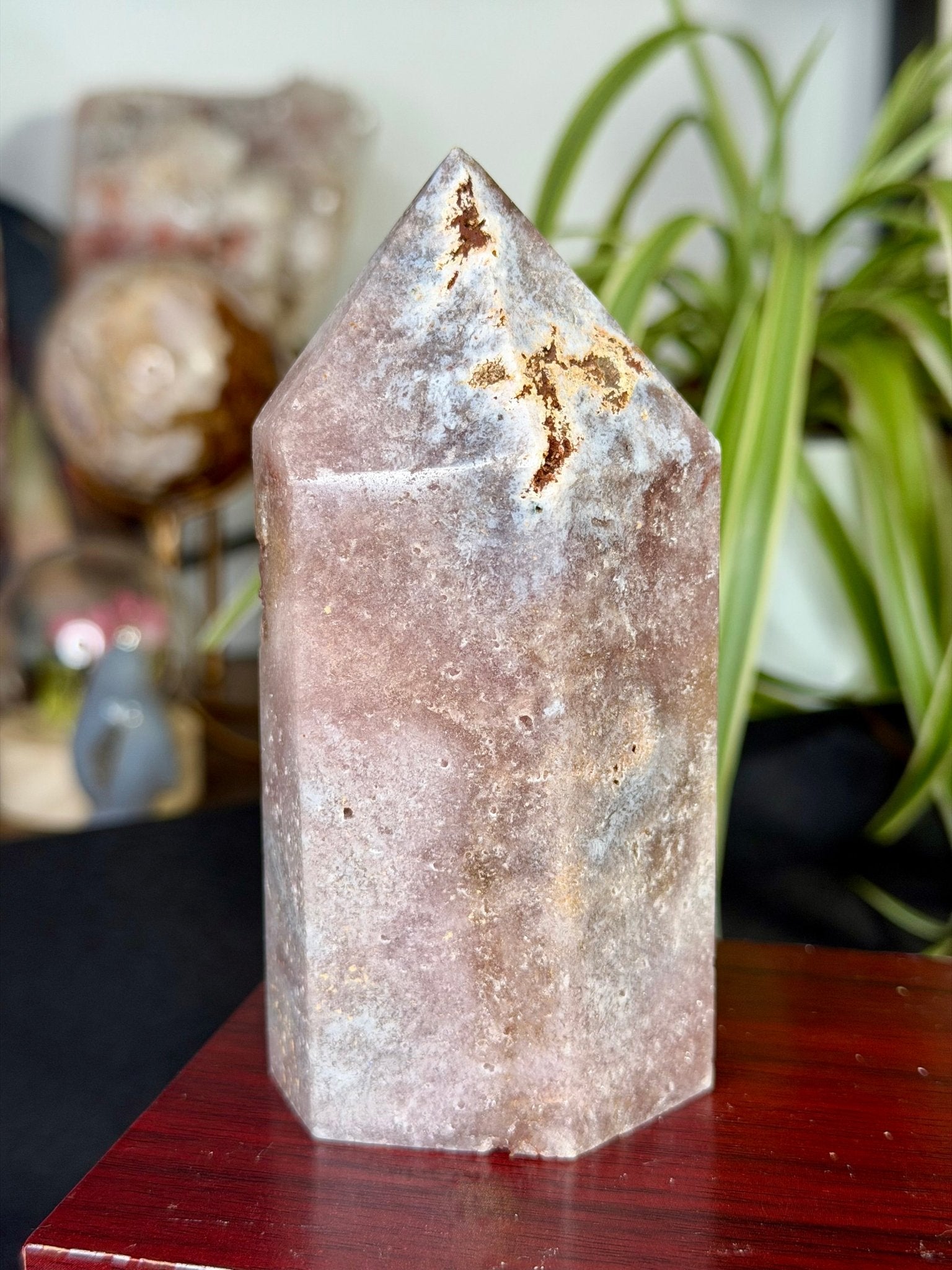 Pink Amethyst Tower |386g - The Crystal Valley