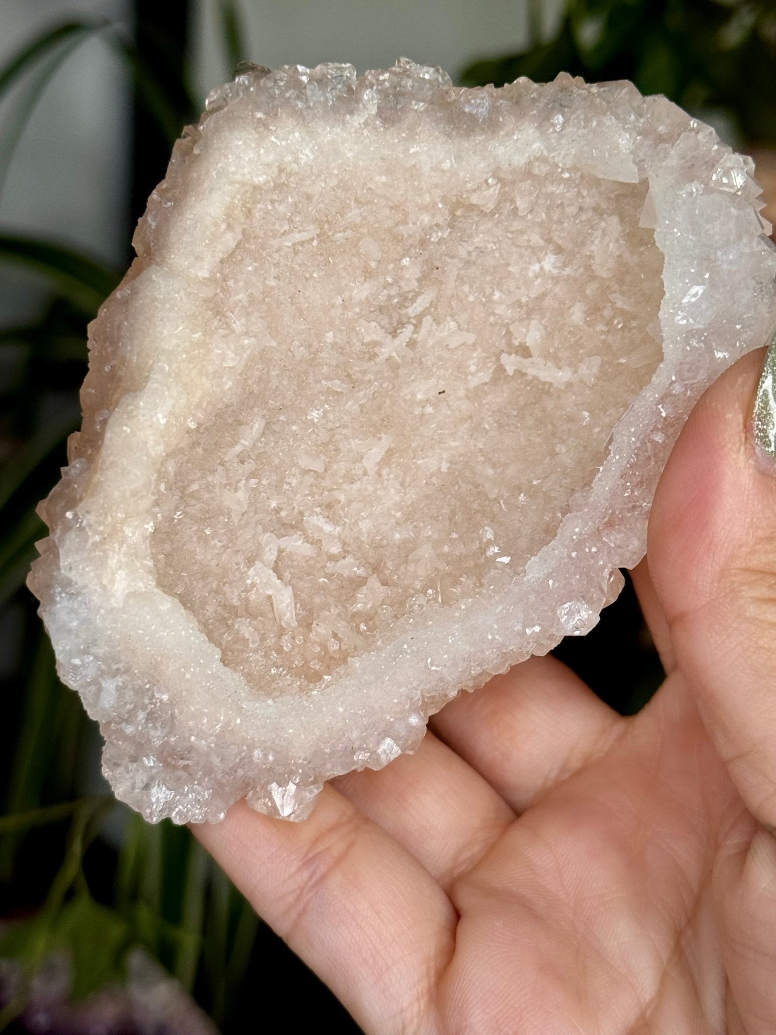 Pink Apophyllite Cluster | 129g - The Crystal Valley
