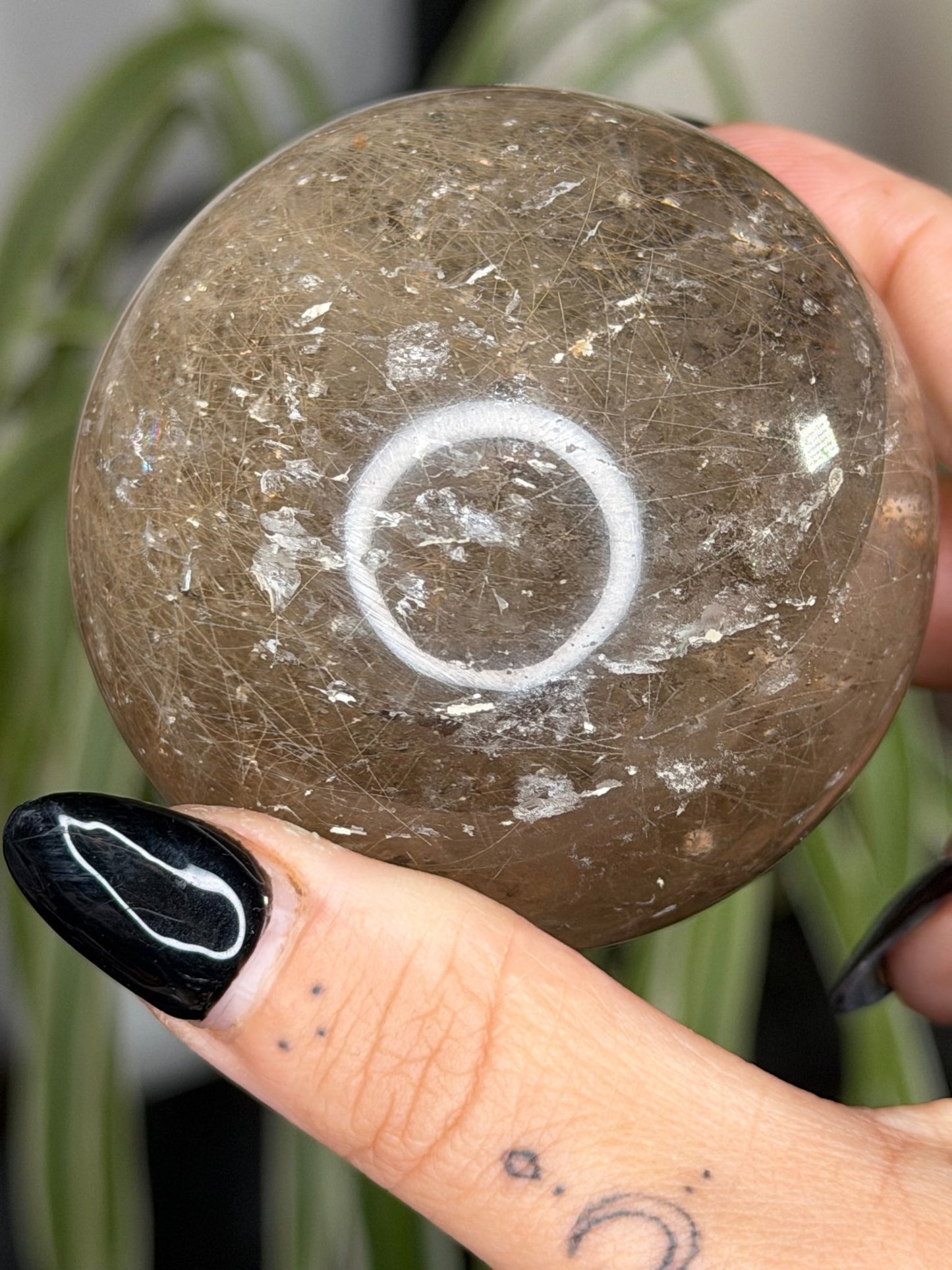 Rutilated Quartz Sphere | 253g - The Crystal Valley