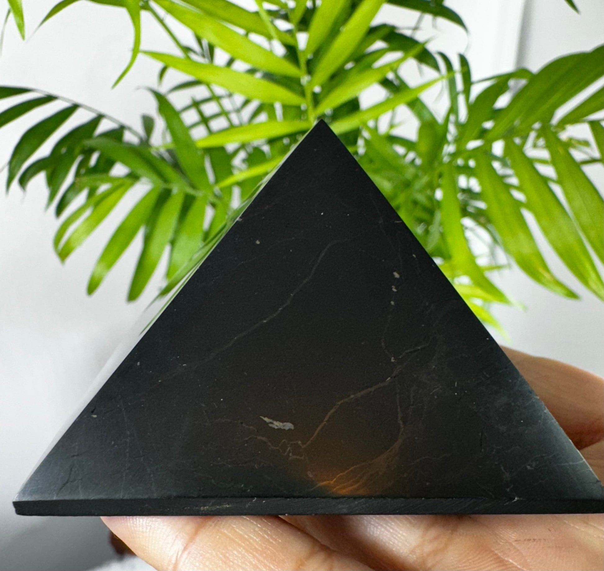 Shungite Pyramid | 190g - The Crystal Valley