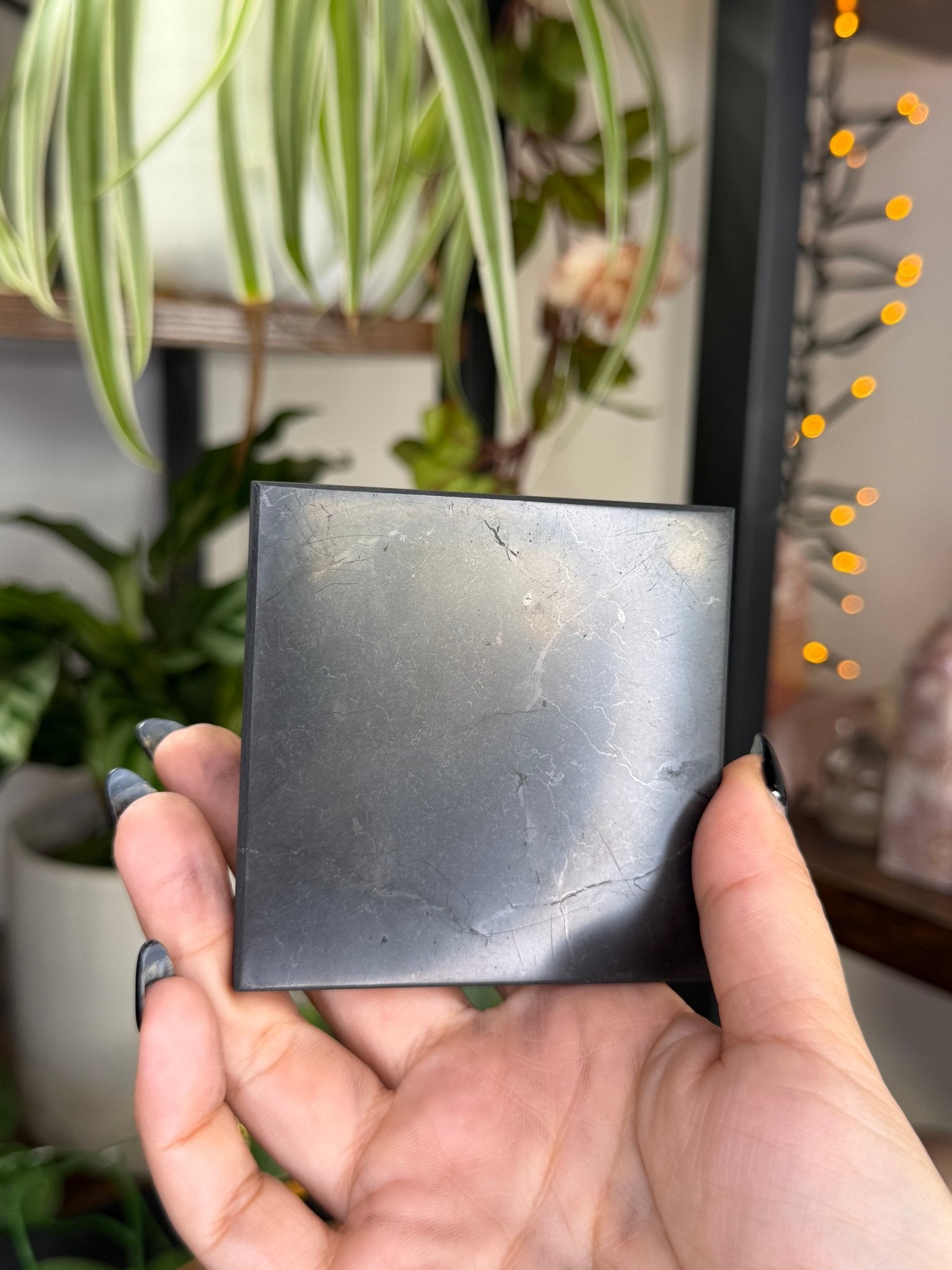 Shungite Pyramid | 243g - The Crystal Valley