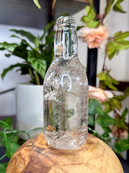 Smokey Quartz Bottle | 392g - The Crystal Valley
