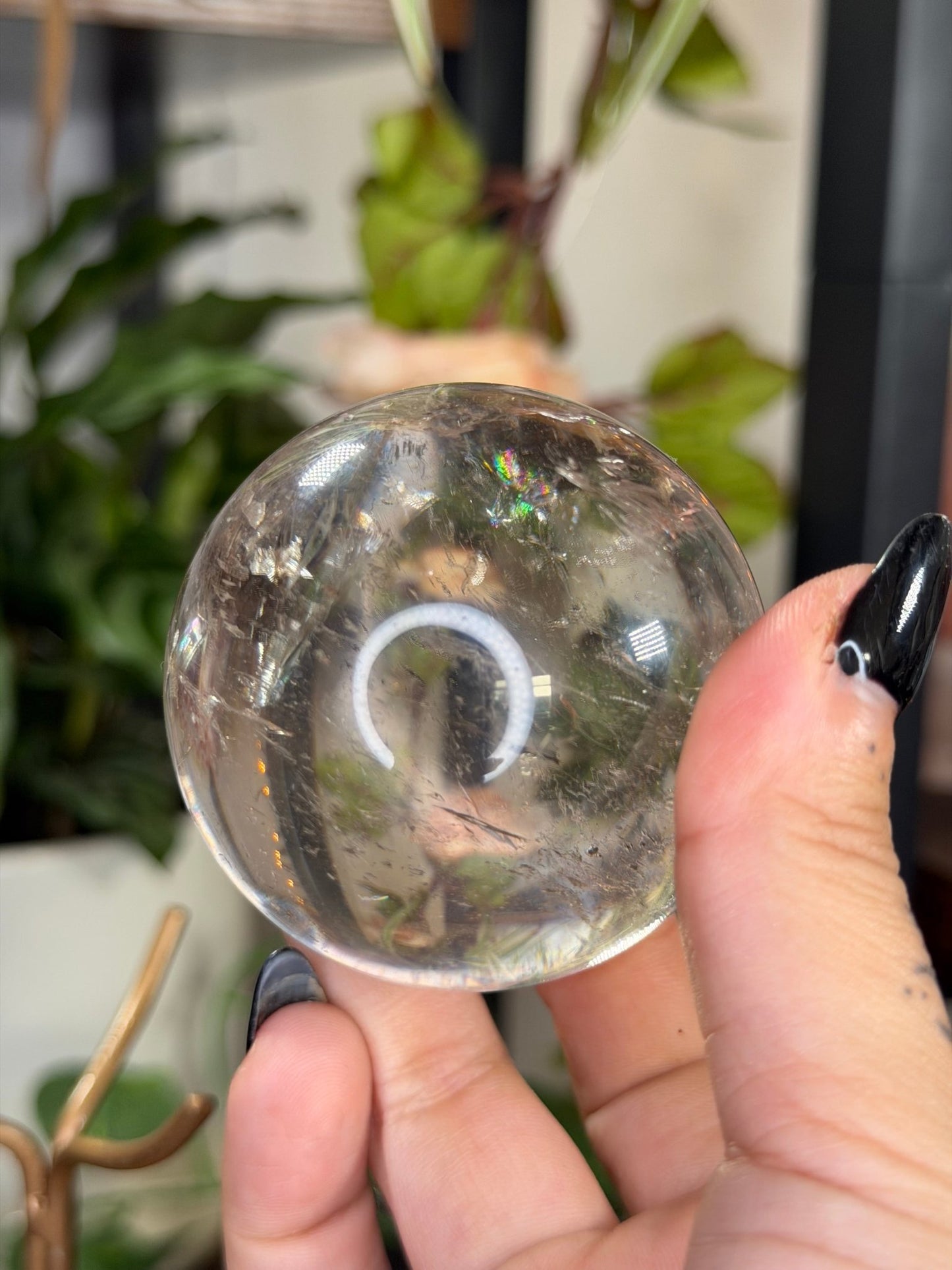 Smokey Quartz Sphere | 225g - The Crystal Valley