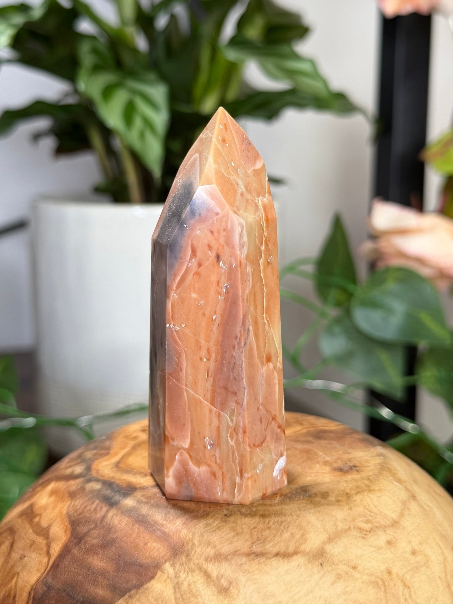 Tiger Jasper Tower | 106g - The Crystal Valley