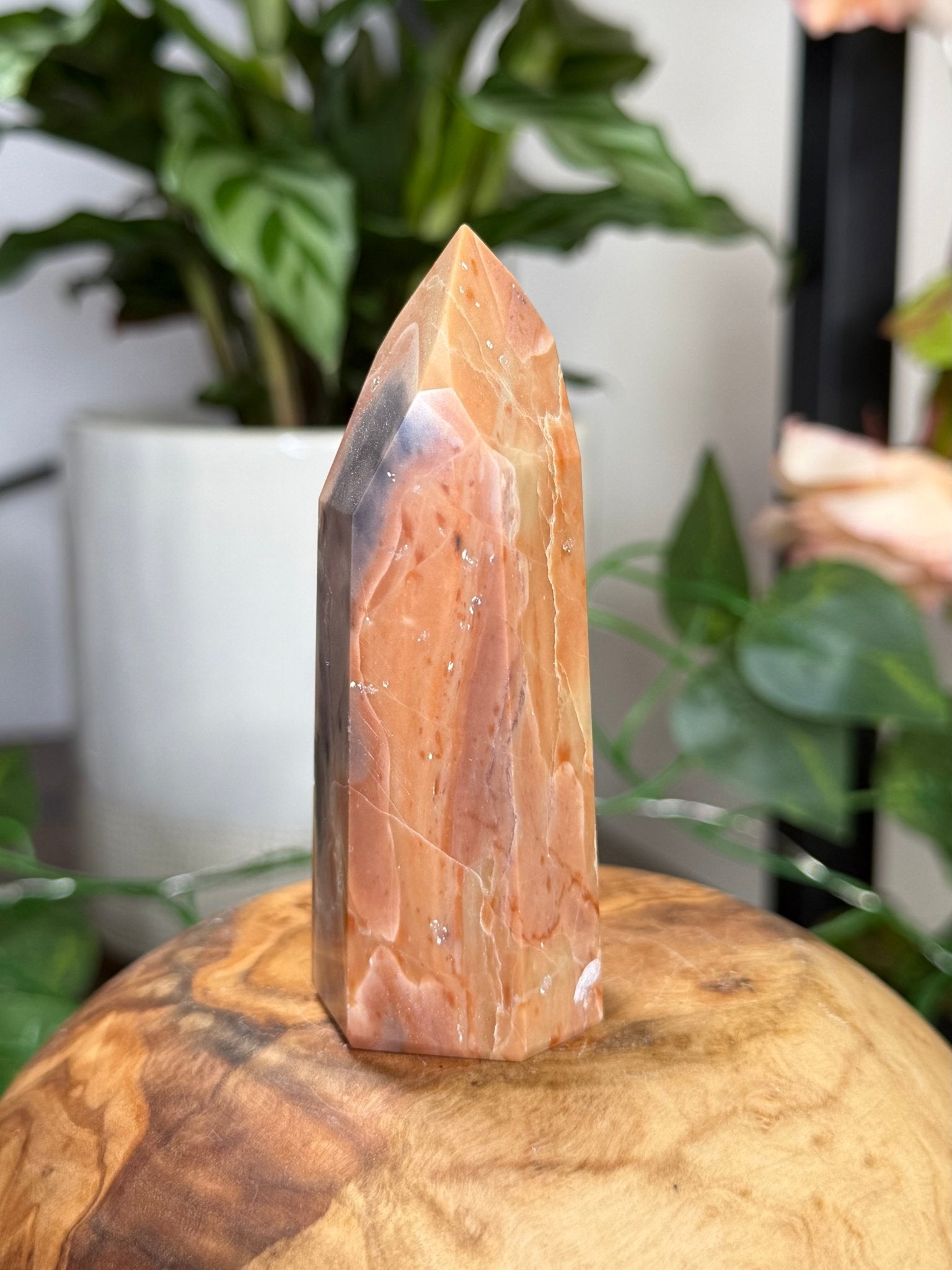 Tiger Jasper Tower | 106g - The Crystal Valley