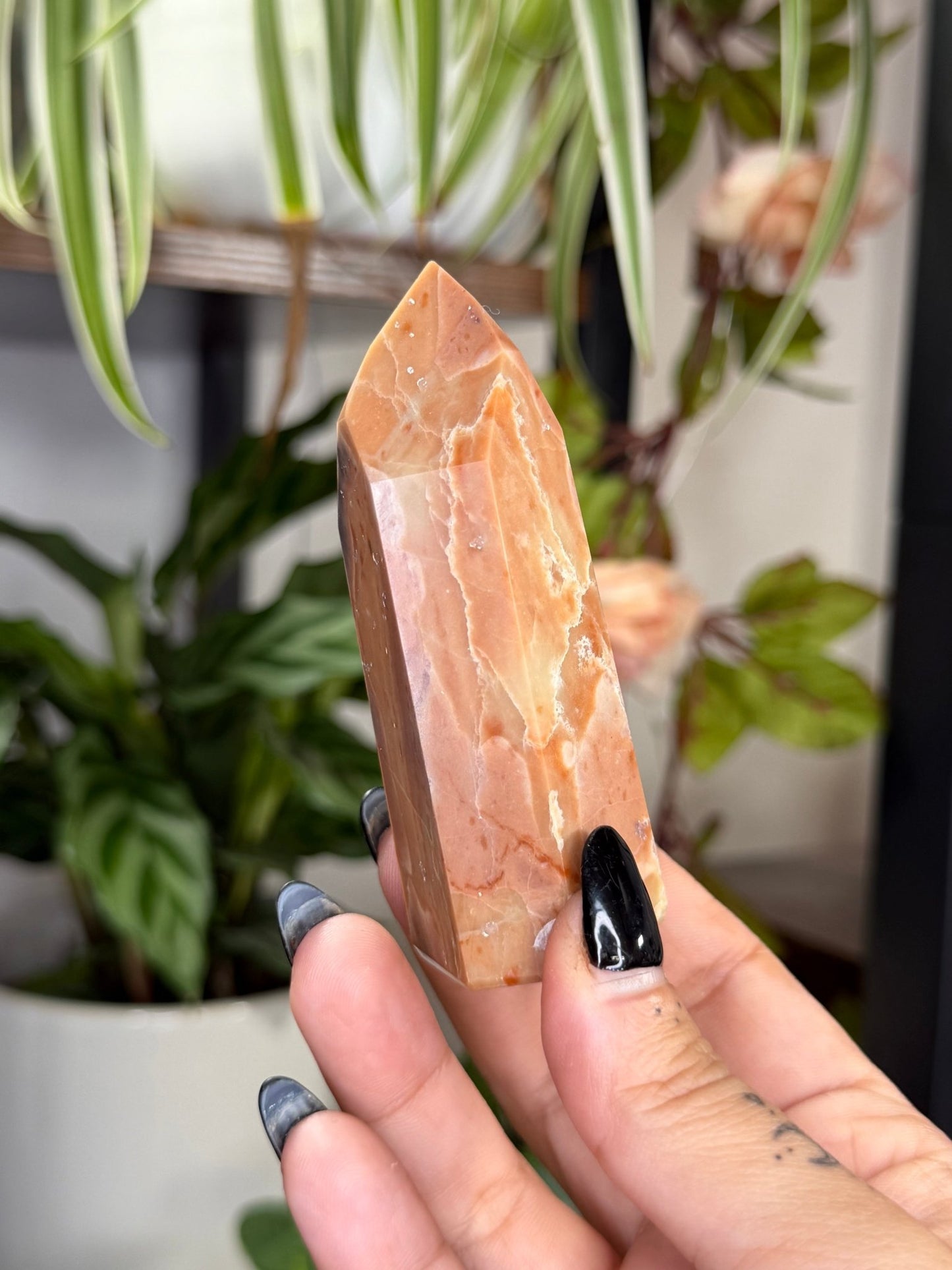 Tiger Jasper Tower | 106g - The Crystal Valley