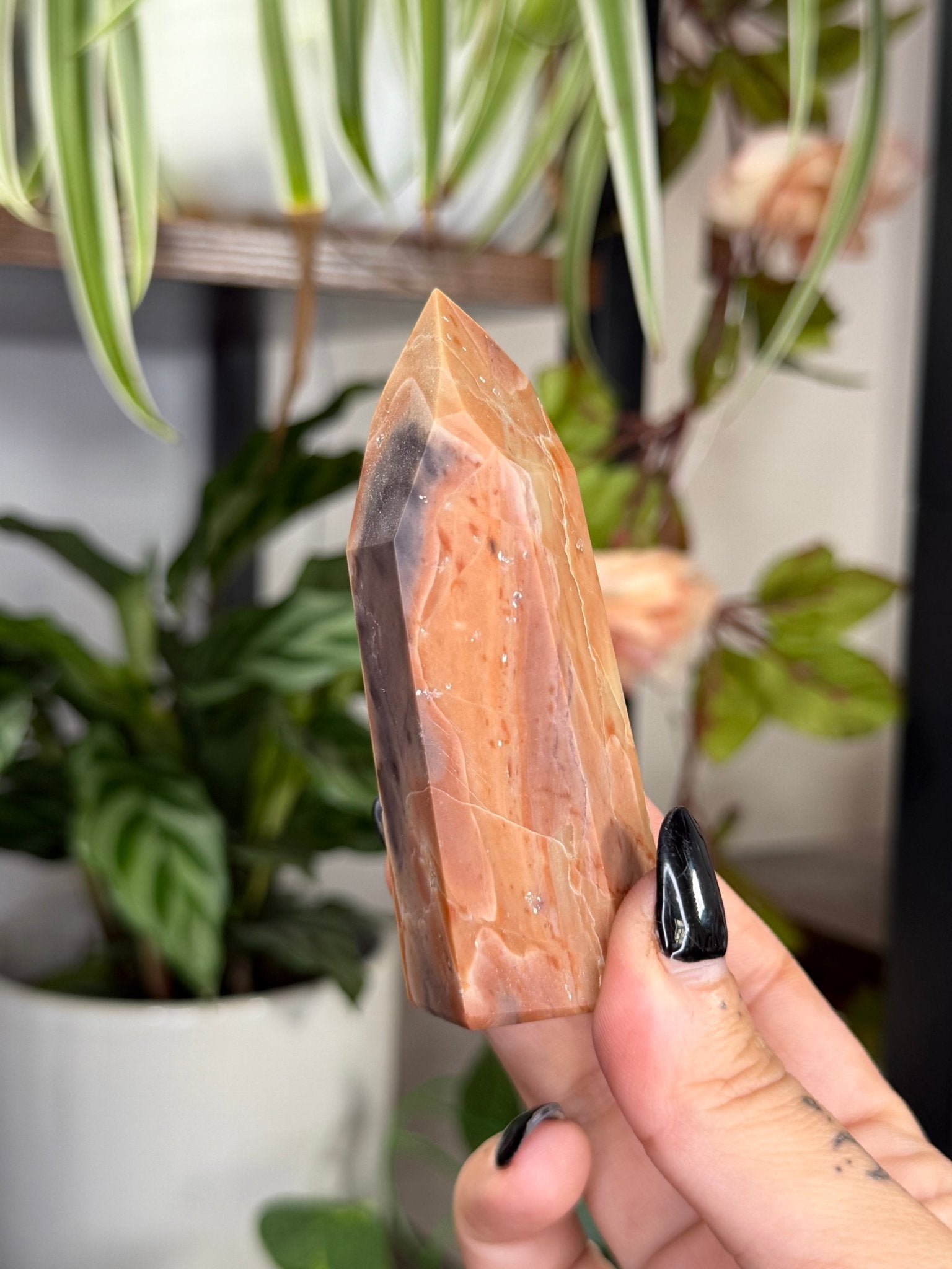 Tiger Jasper Tower | 106g - The Crystal Valley