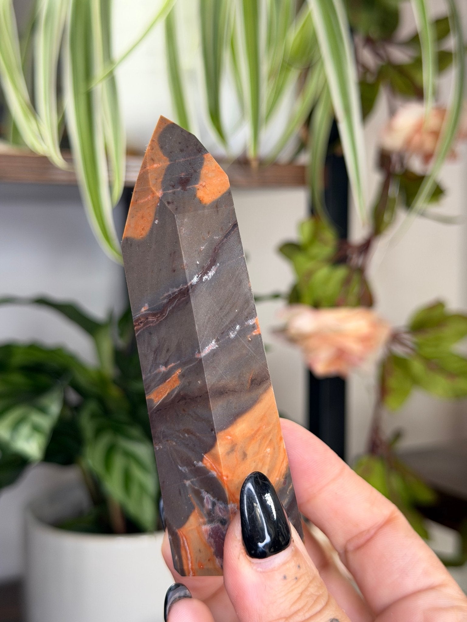 Tiger Jasper Tower | 155g - The Crystal Valley