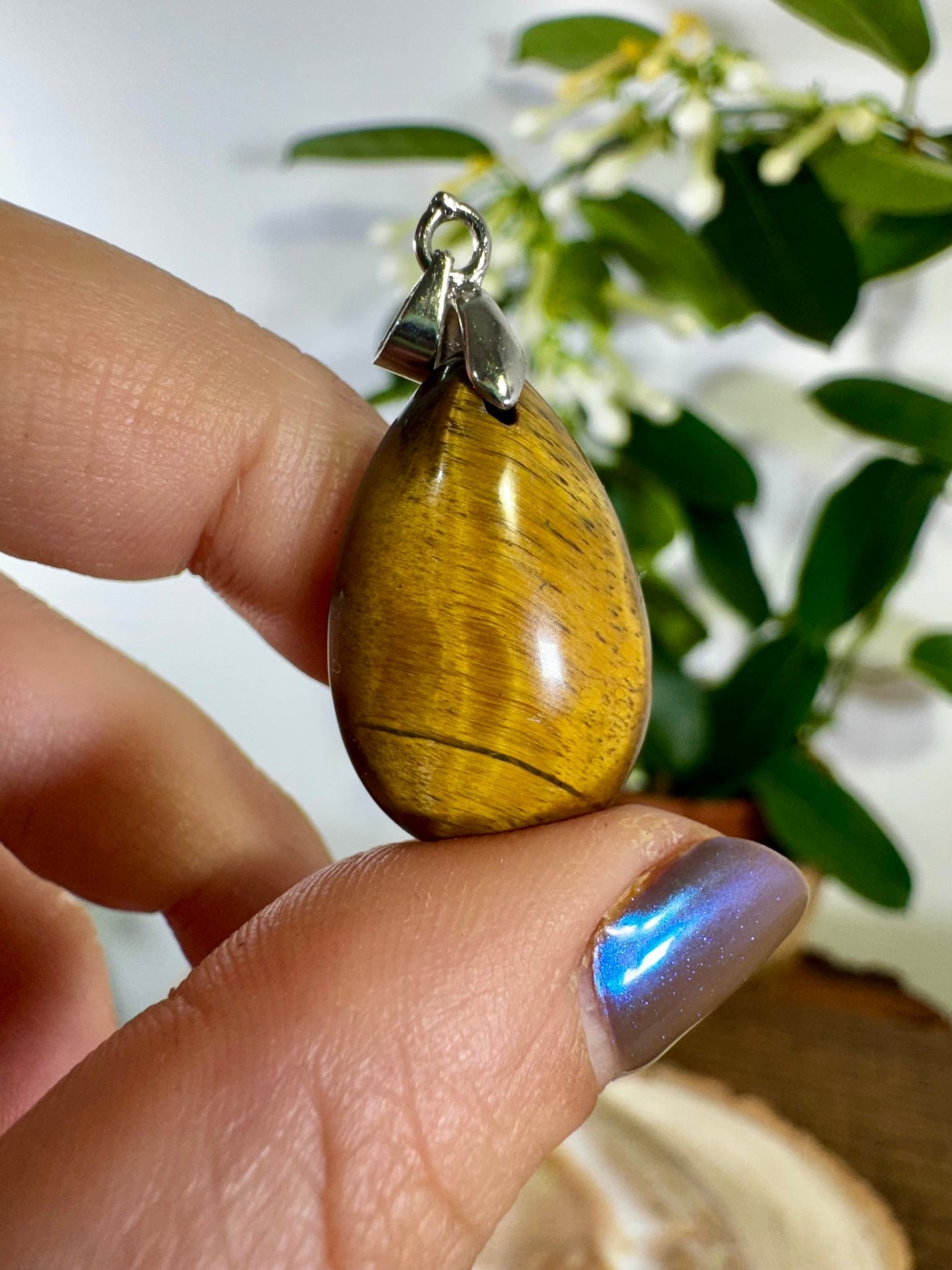 Tiger's Eye Pendant 2 | 4g - The Crystal Valley