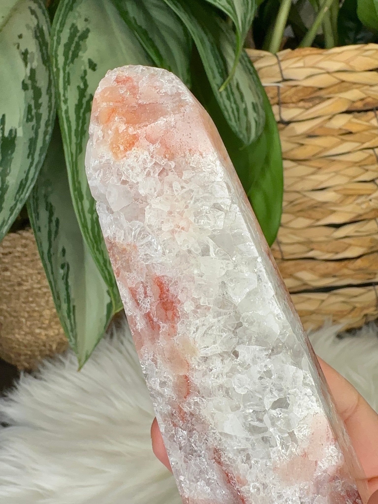 A+ Quality Pink Amethyst Tower | 300g - The Crystal Valley