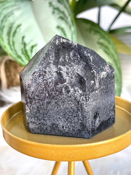 Unique Black Lodolite Tower | 185g