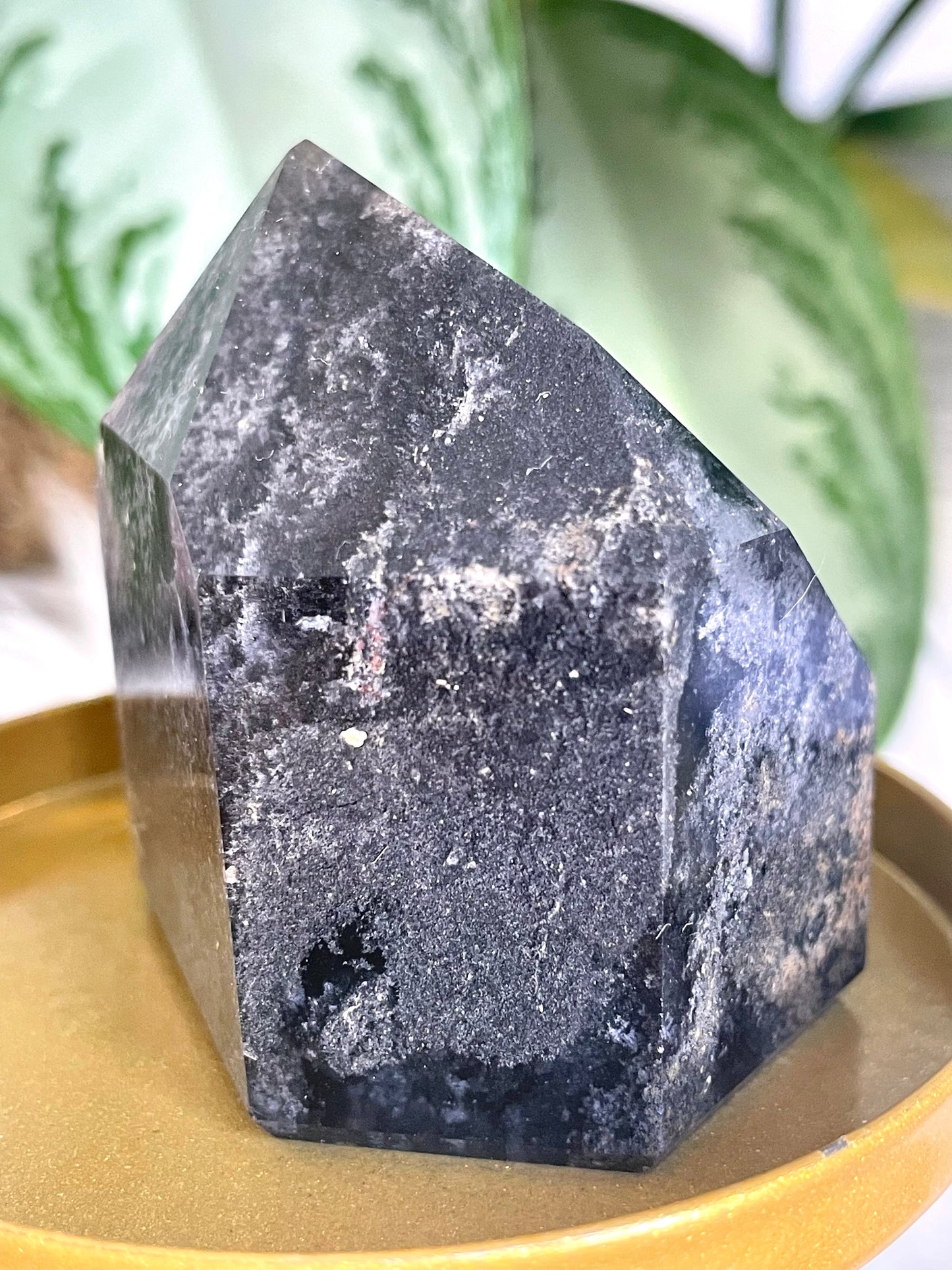 Black Lodolite Tower | Rare